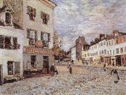 Alfred Sisley Market Place at Marly china oil painting reproduction